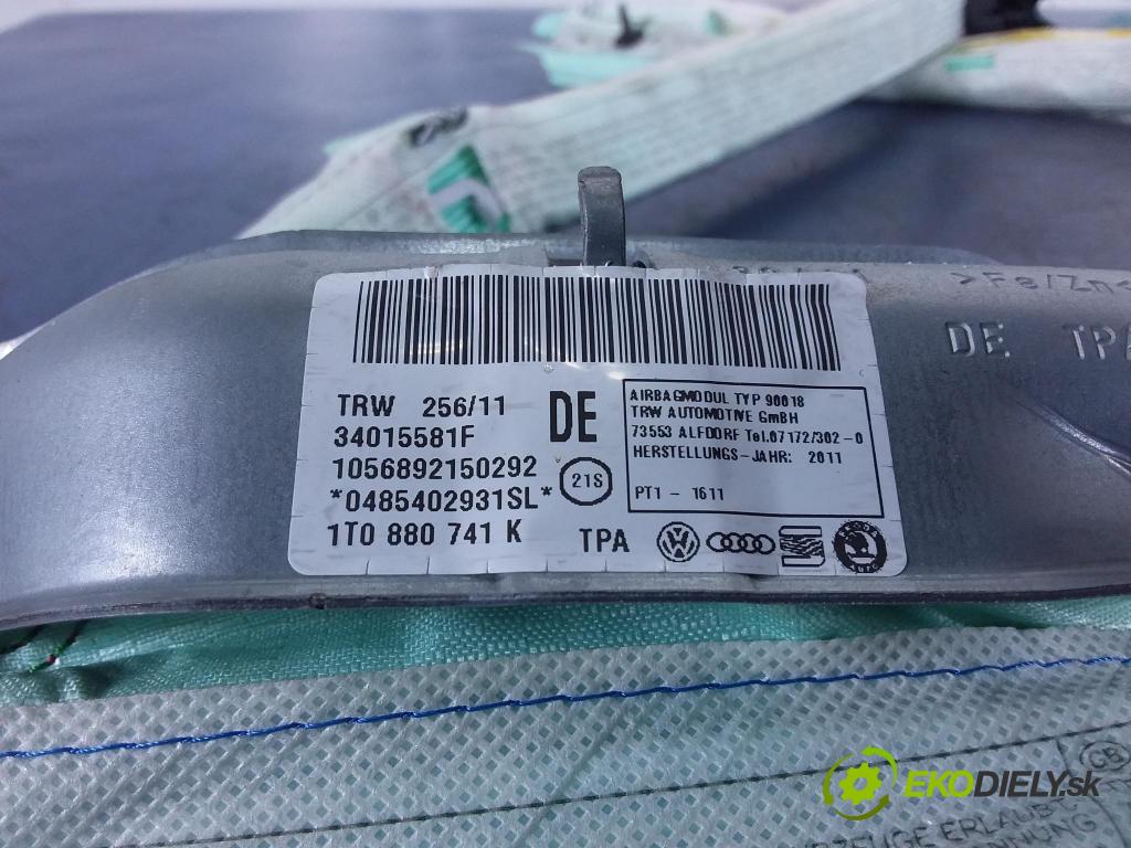 Vw Touran 2011 Airbag: clona x 1T0880741K