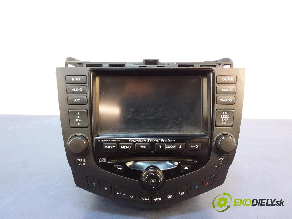 Honda Accord 2005 Radio I Navigace: 39050-SEF-G830-M