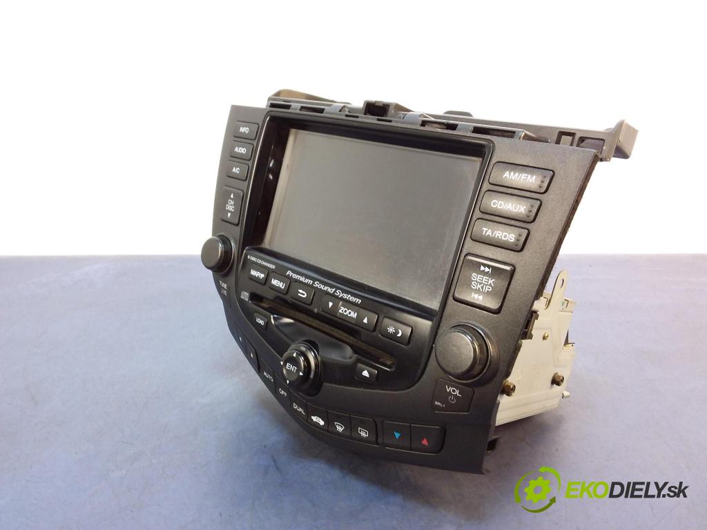 Honda Accord 2005 Radio I Navigace: 39050-SEF-G830-M