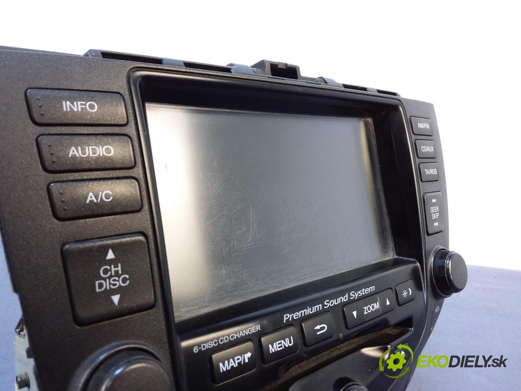 Honda Accord 2005 Radio I Navigace: 39050-SEF-G830-M