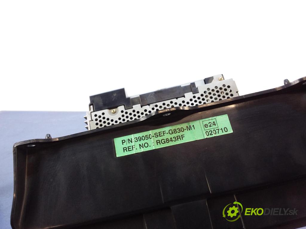 Honda Accord 2005 Radio I Navigace: 39050-SEF-G830-M