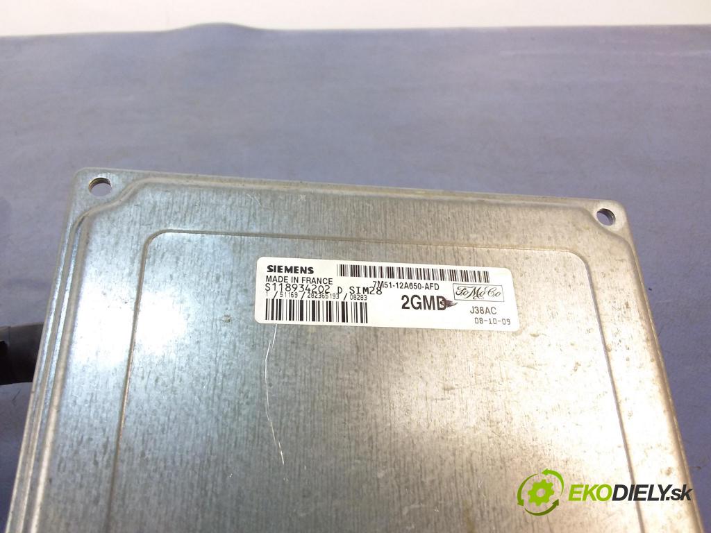 Ford Focus 2008 riadiaca jednotka Motor: 7M51-12A650-AFD