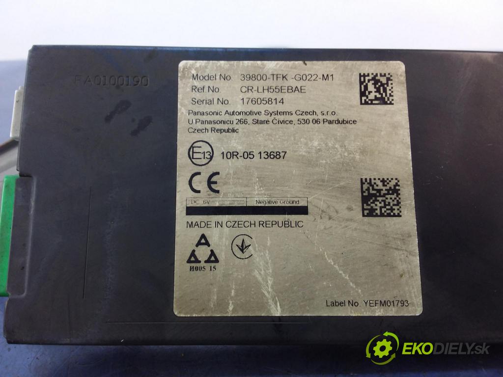 Honda Civic 2019 riadiaca jednotka 39800-TFK-G022-M