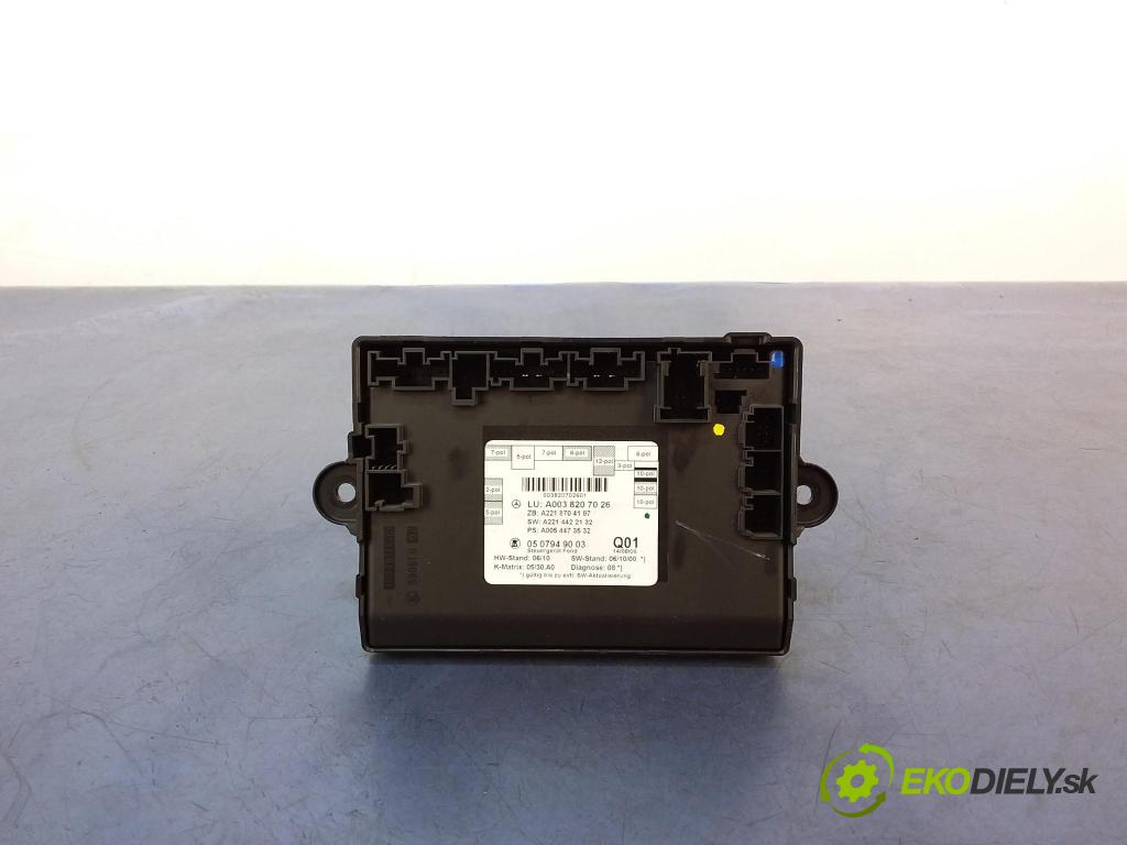 Mercedes S-klasa 2006 riadiaca jednotka A0038207026