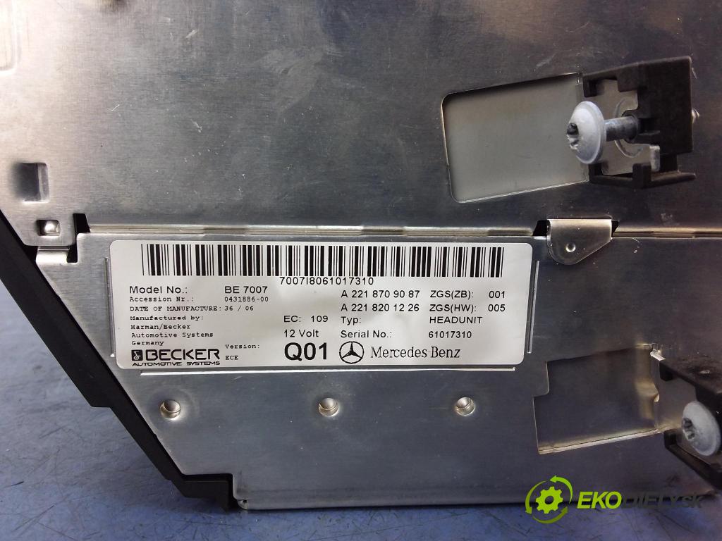 Mercedes S-klasa 2006 Menič: A2218709087