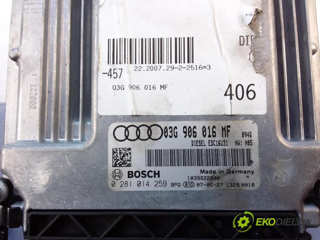Audi A6 2007 riadiaca jednotka Motor: 03G906016MF