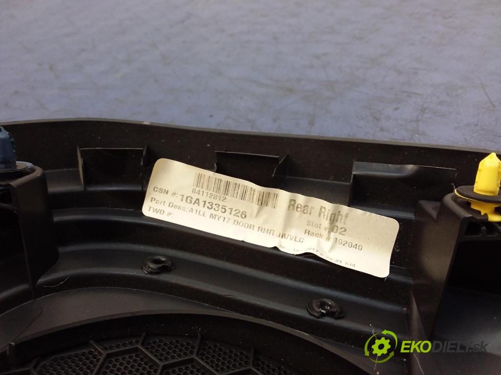 Cadillac Cts 2017 Čalounictví: dvere zad Prava: