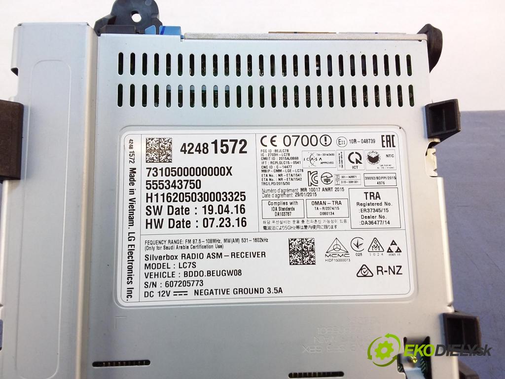 Opel Astra 2016 Radio I Navigace: 42481572