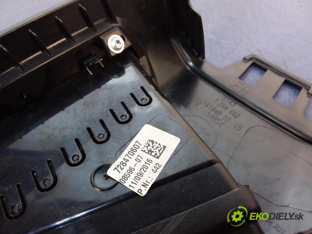 Bmw X5 2016 kryt Plast: Interiéry: 7284692