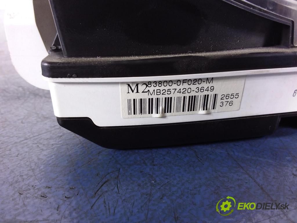 Toyota Corolla verso 2005 prístrojovka/ budíky 83800-0F020-M