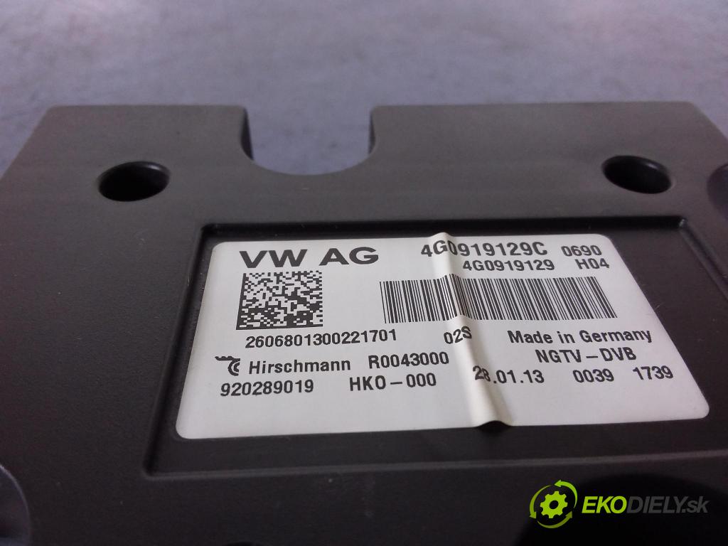 Audi A8 2013 Radio I Navigácia: 4G0919129C