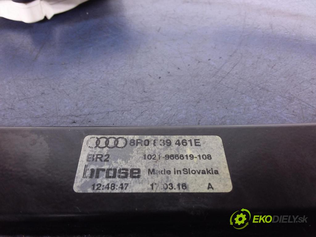 Audi Q5 2016 mechanizmus okna Okná: zad Vľavo: 8R0839461E