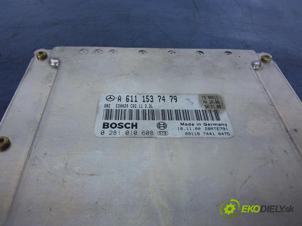 Mercedes C-klasa 2000 riadiaca jednotka Motor: A6111537479