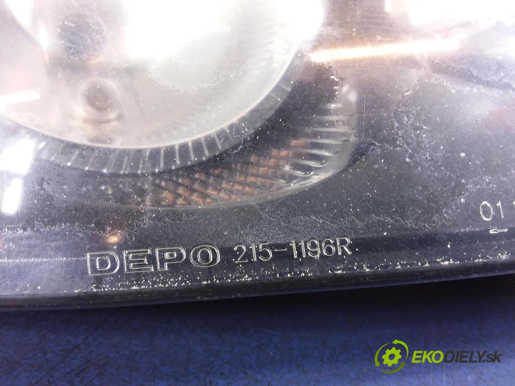 Nissan Almera 2005 Reflektor: v pravo: 215-1196R