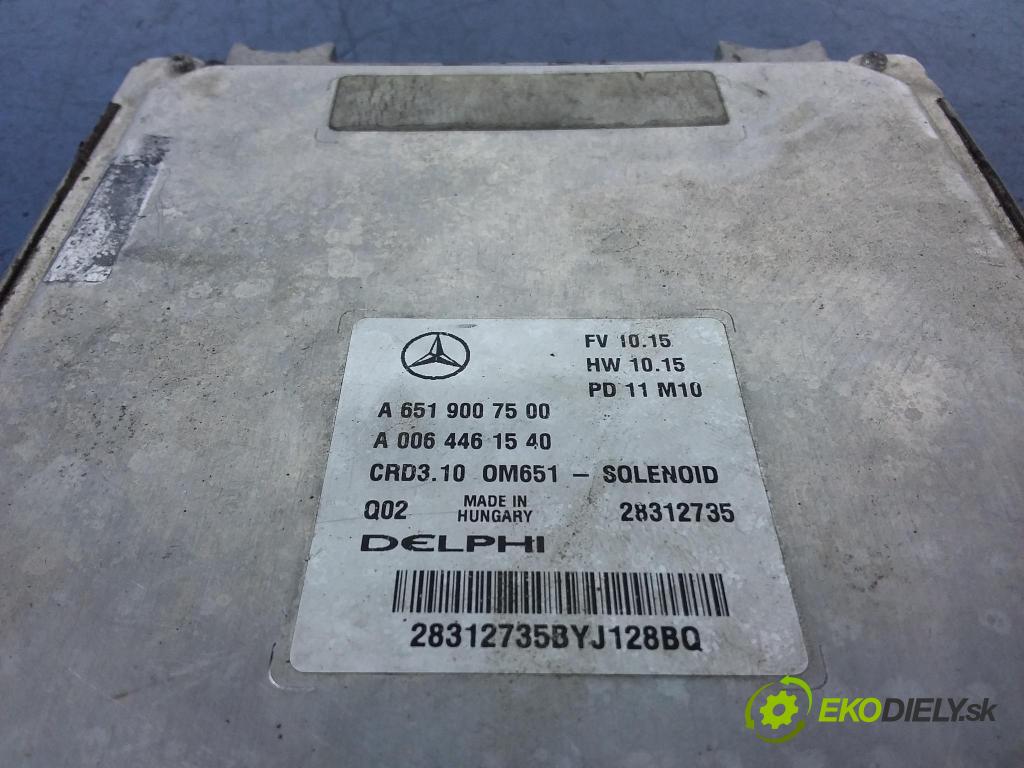 Mercedes C-klasa 2011 riadiaca jednotka Motor: A6519007500