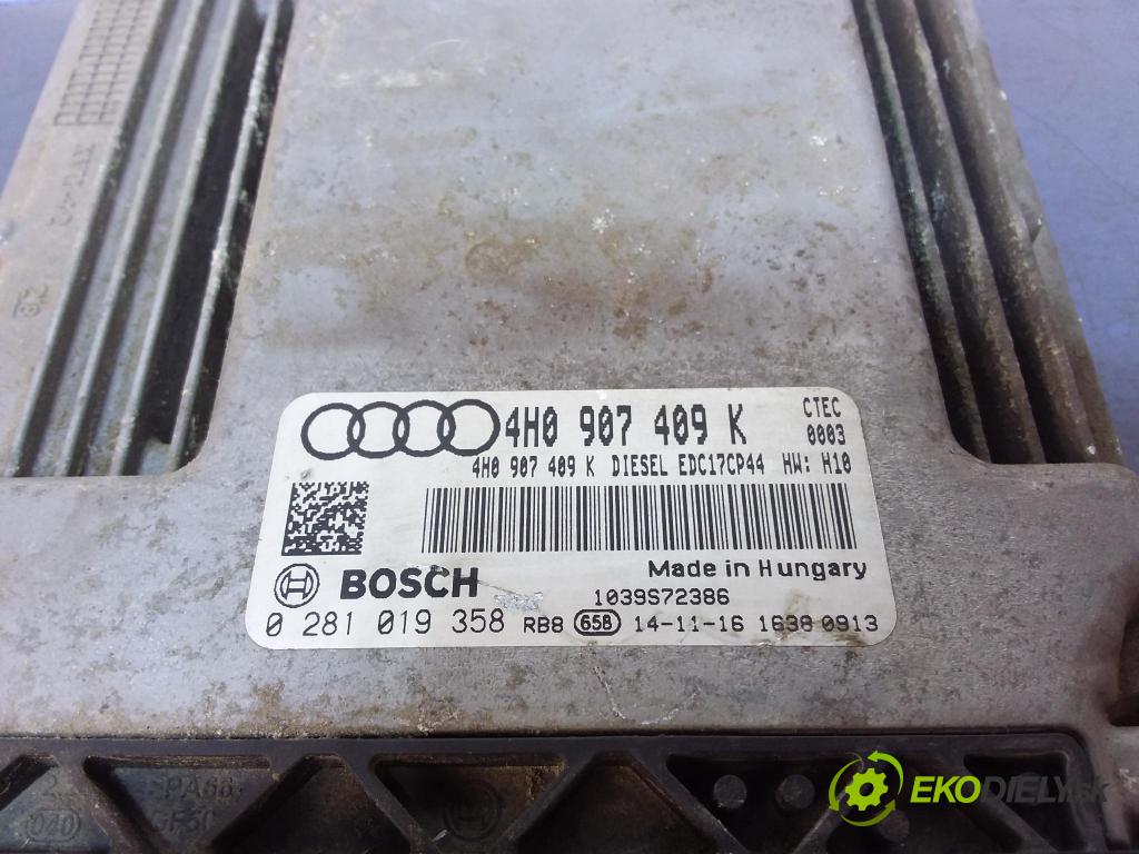 Audi A8 2014 riadiaca jednotka Motor: 4H0907409K