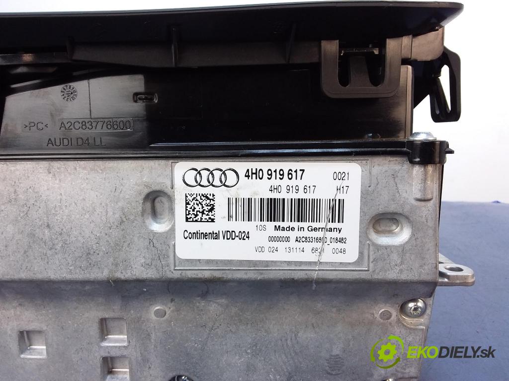 Audi A8 2014 Zobrazit: Rádio: / GPS 4H0919617