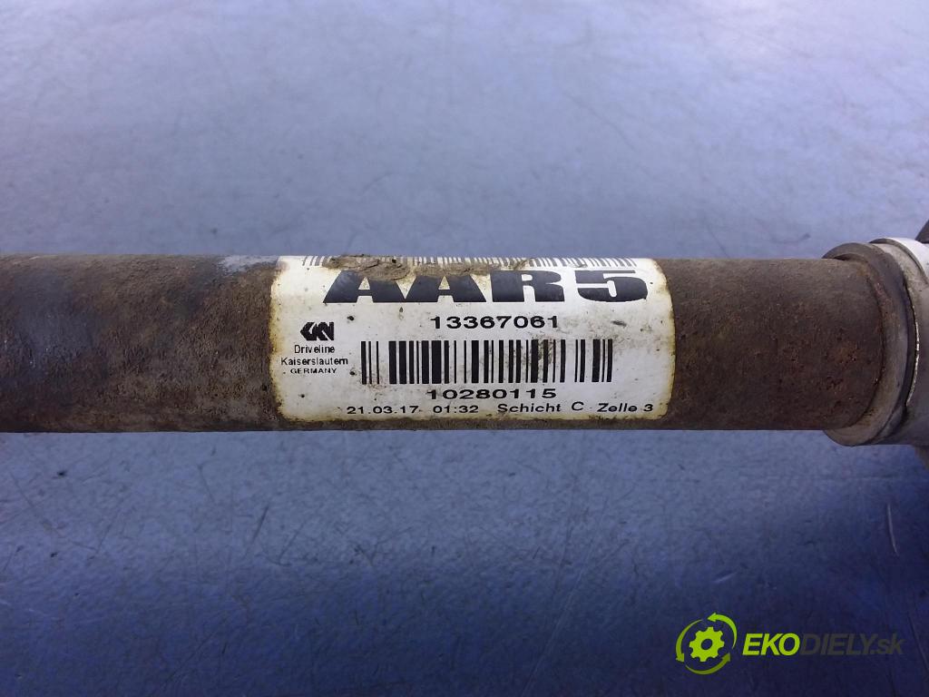 Opel Astra 0 poloos ľavá Predné 13367061