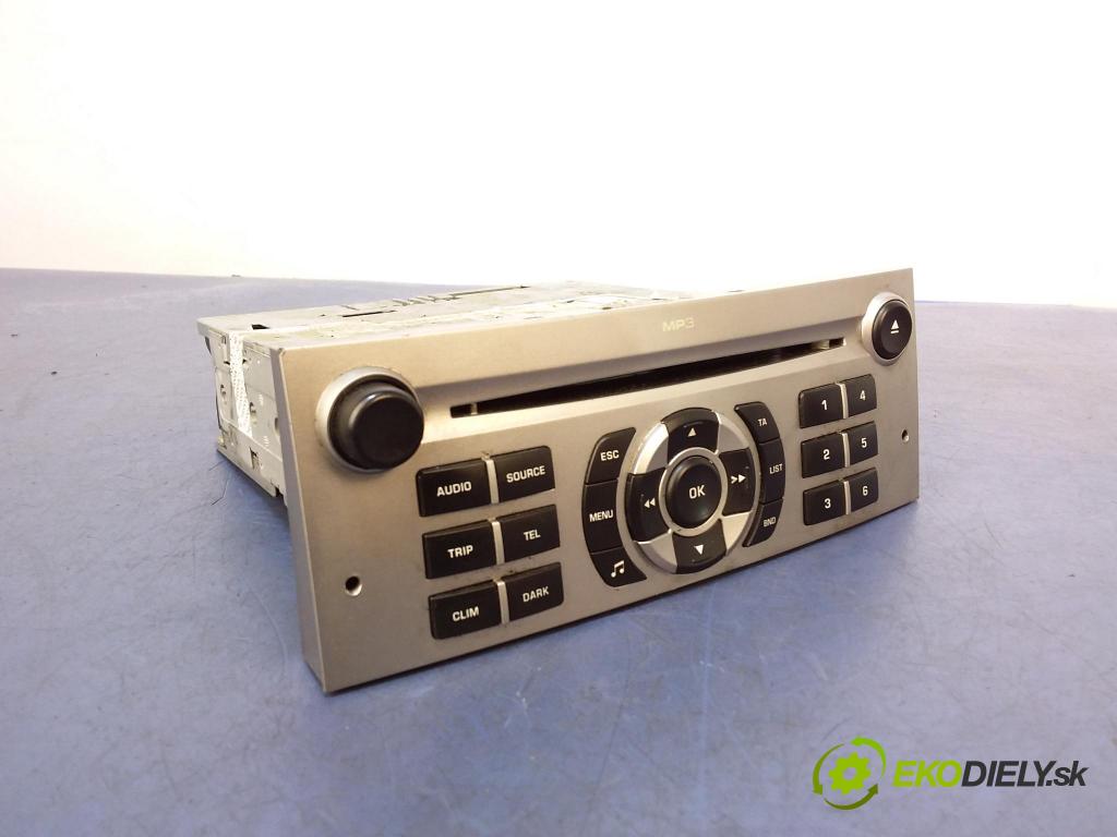 Peugeot 407 2008 Radio I Navigácia: 7645110393