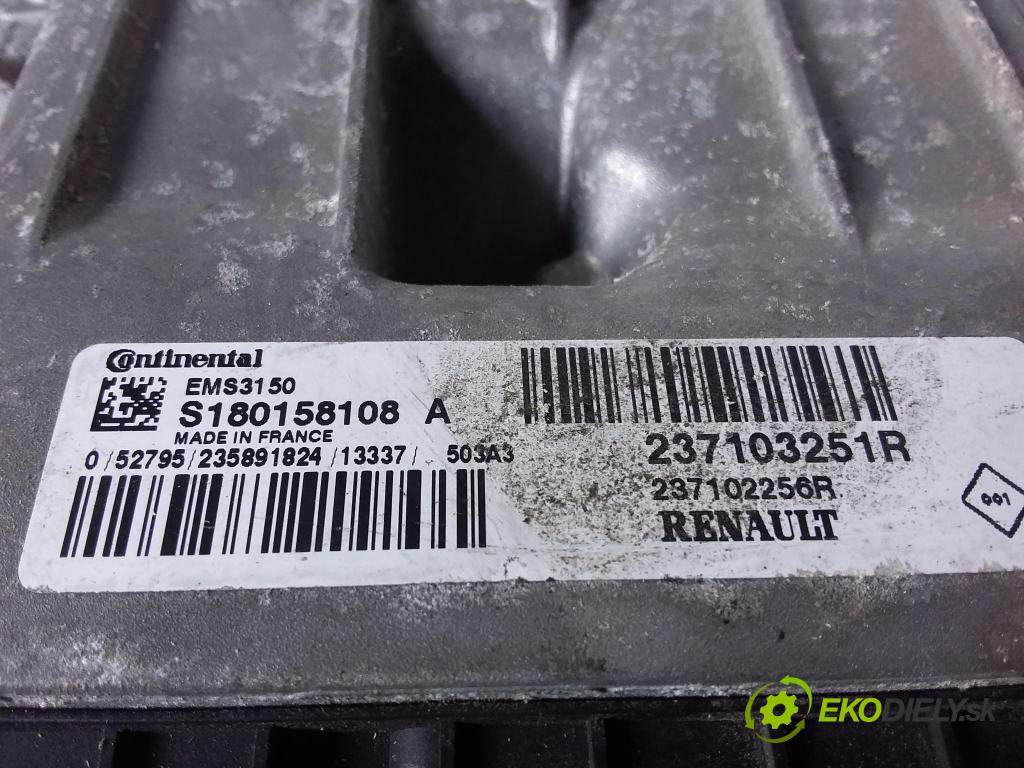 Renault Megane 2014 riadiaca jednotka Motor: 237103251R