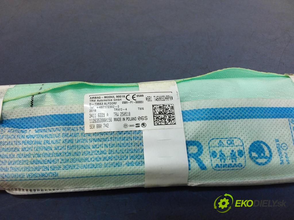 Skoda Octavia 2018 Airbag: clona x 5E0880742