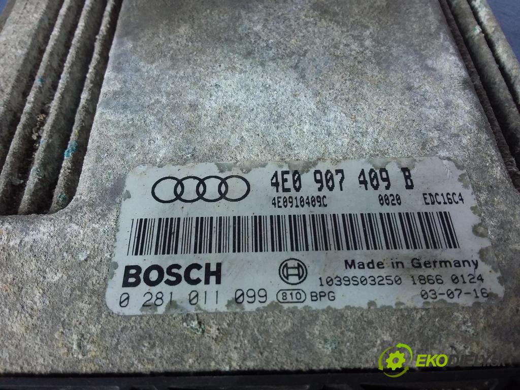 Audi A8 2003 riadiaca jednotka Motor: 4E0907409B