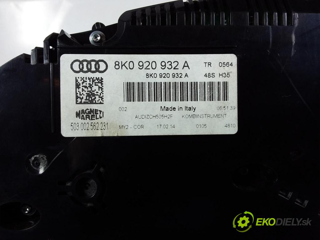 Audi A4 2014 prístrojovka/ budíky 8K0920932A