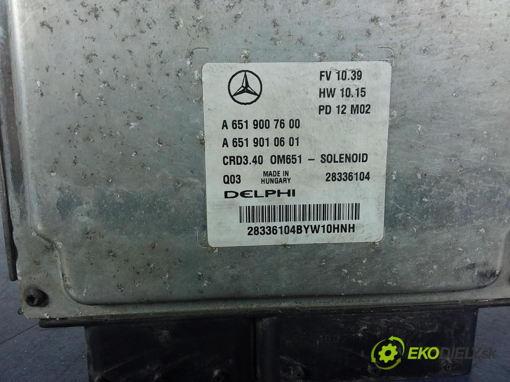 Mercedes B-klasa 2012 riadiaca jednotka Motor: A6519007600