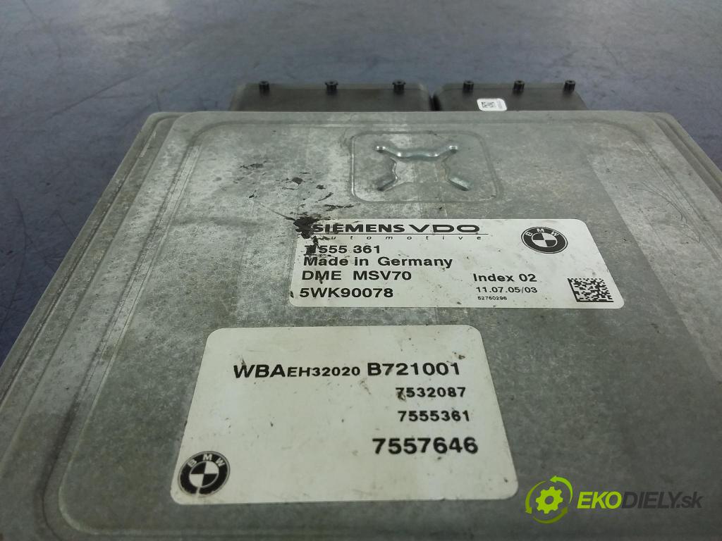 Bmw Seria 6 2005 riadiaca jednotka Motor: 7555361