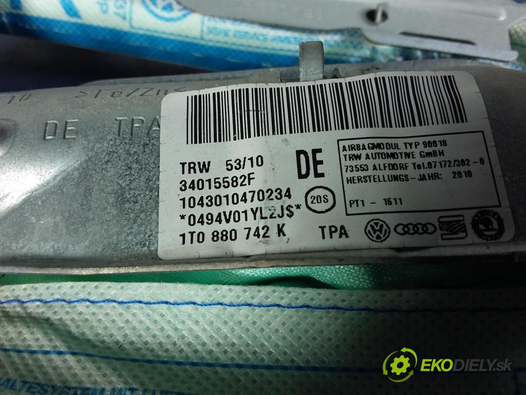 Vw Touran 2010 Airbag: clona x 1T0880742K