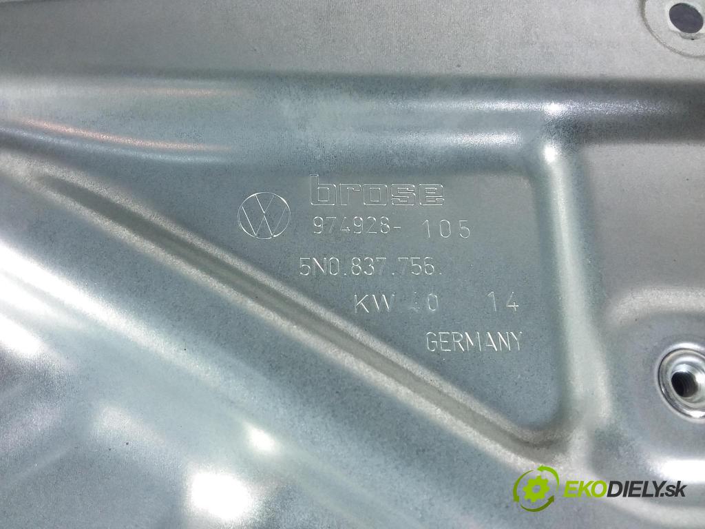 Vw Tiguan 2014 mechanismus stahování Sklenka: před v pravo: 5N1837730F
