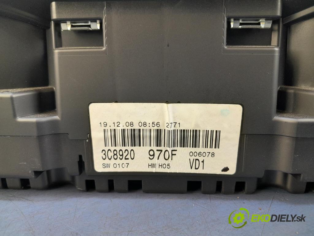 Vw Cc 2009 prístrojovka/ budíky 3C8920970F