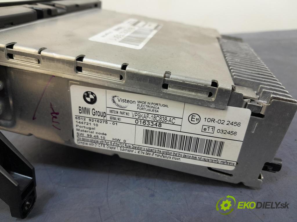 Bmw Seria 1 2009 Radio I Navigácia: 9216275