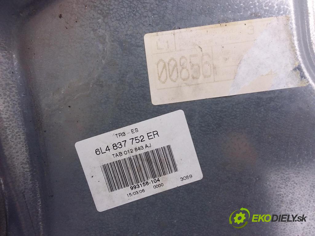 Seat Ibiza 2006 mechanismus stahování Sklenka: před v pravo: 6L4837752ER