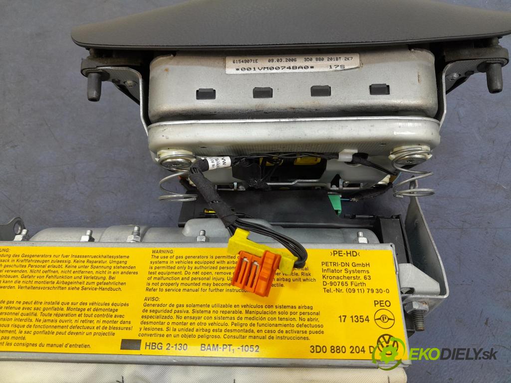 Vw Phaeton 2006 kokpit,pristrojová doska