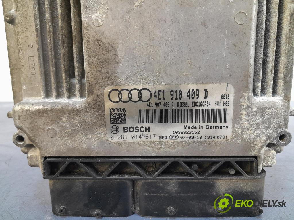 Audi A8 2007 riadiaca jednotka Motor: 4E1910409D