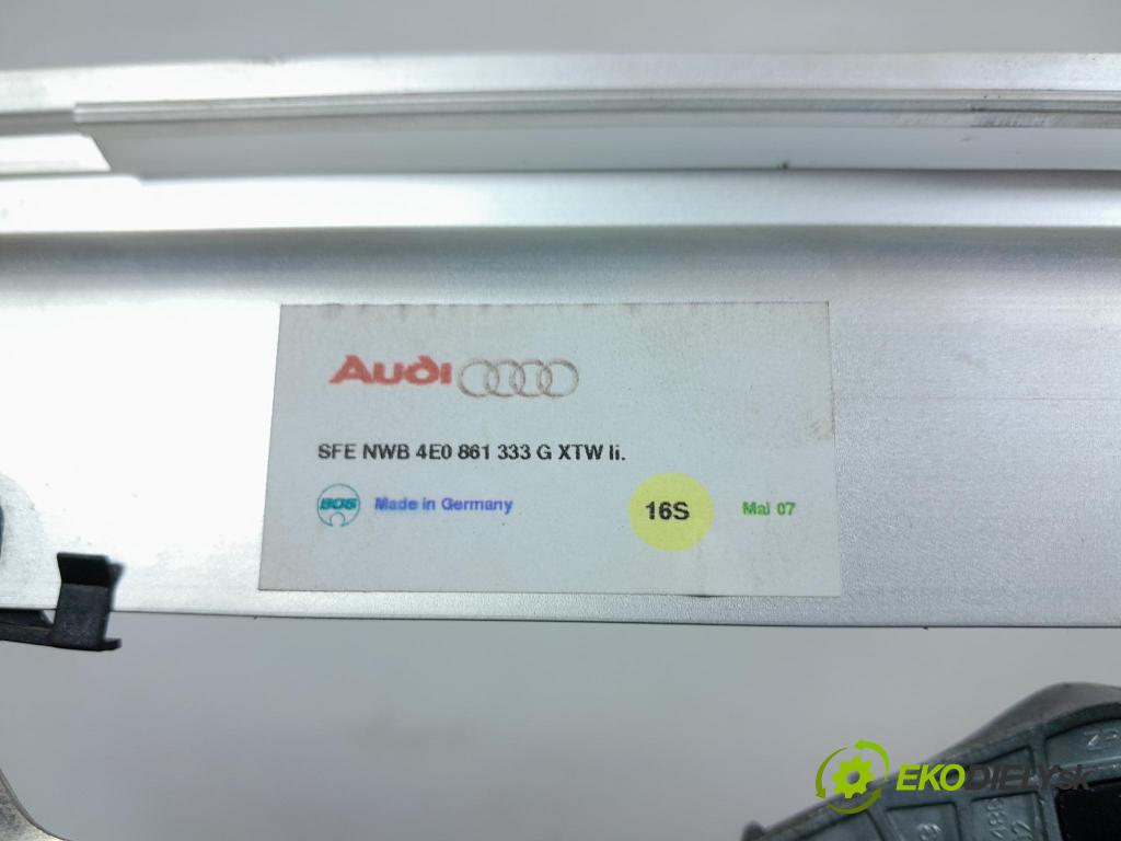 Audi A8 2007 mechanismus stahování Sklenka: Zad: Levý: 4E0839849A