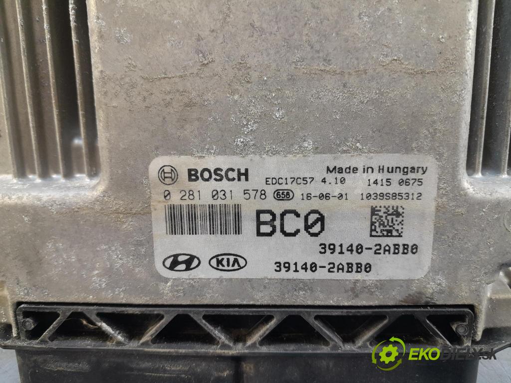 Hyundai I30 2016 riadiaca jednotka Motor: 39140-2ABB0