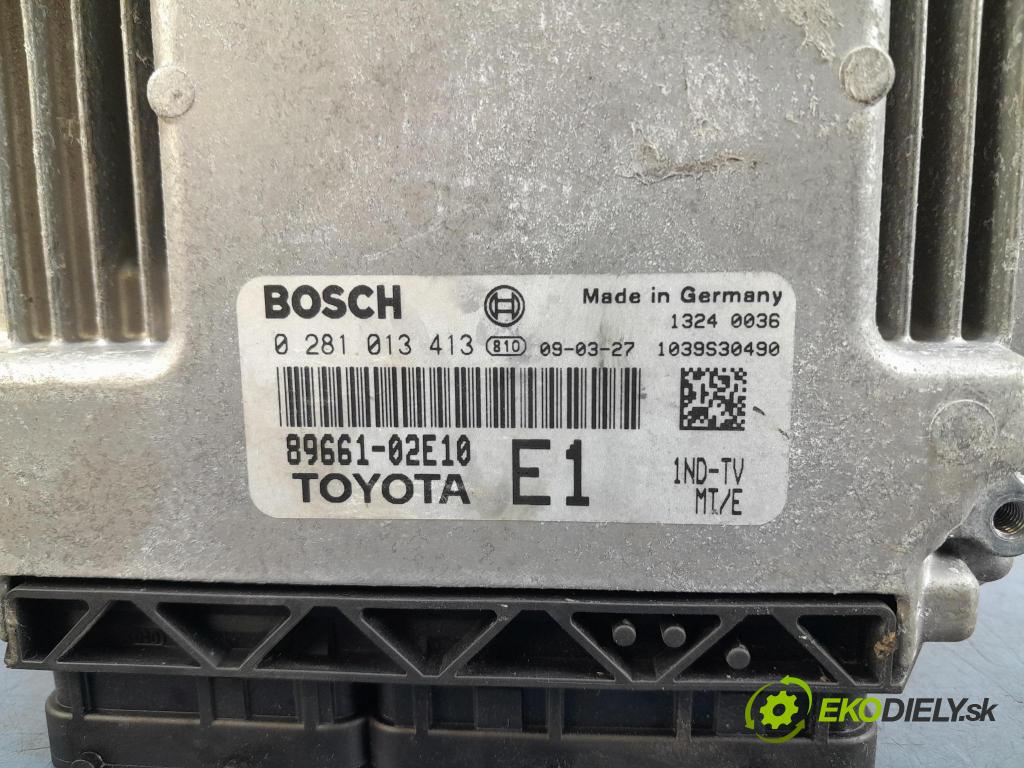 Toyota Auris 2008 riadiaca jednotka Motor: 89661-02E10