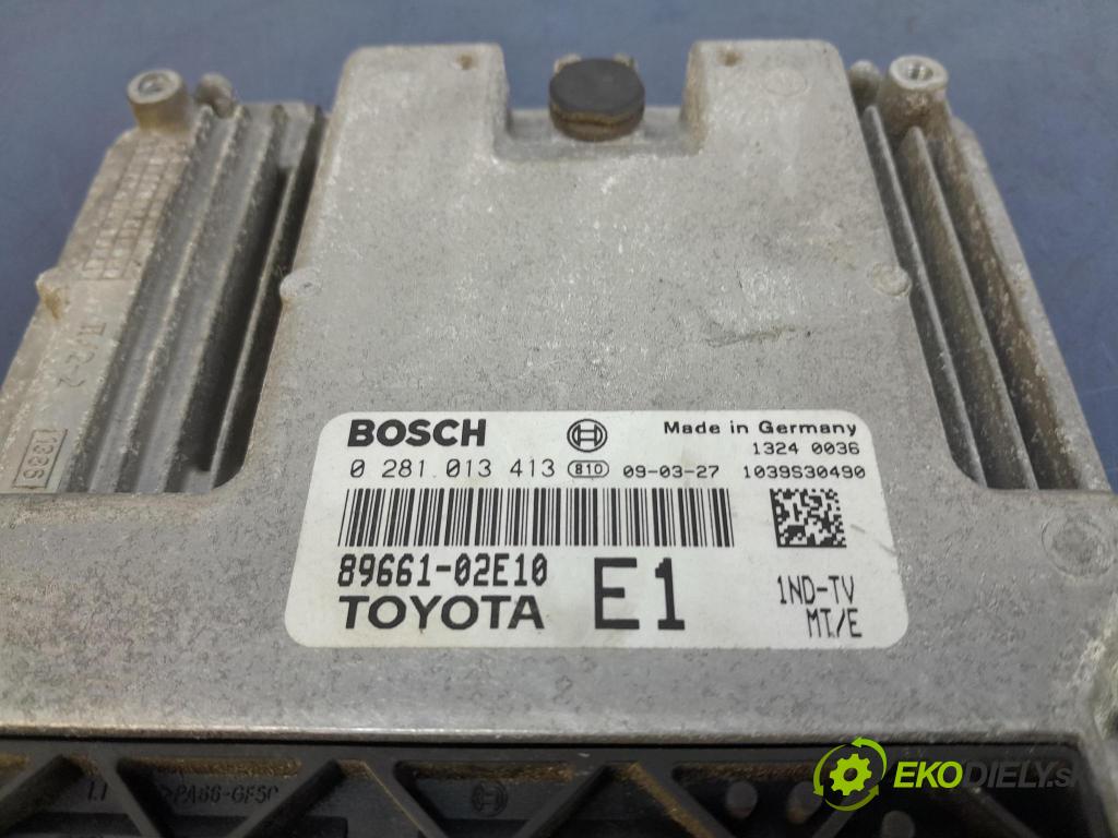 Toyota Auris 2008 riadiaca jednotka Motor: 89661-02E10