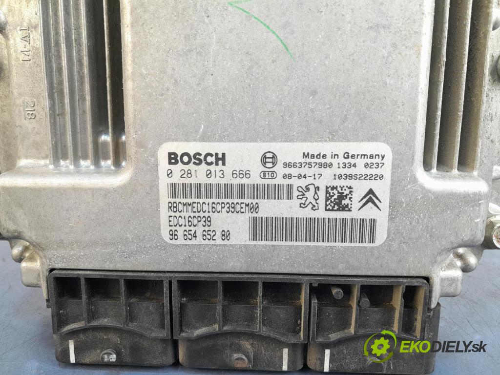 Citroen C-crosser 2008 řídící jednotka Motor: 9663757980