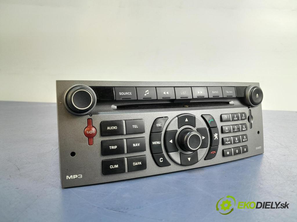 Peugeot 407 2005 Radio I Navigácia: 96601833YW
