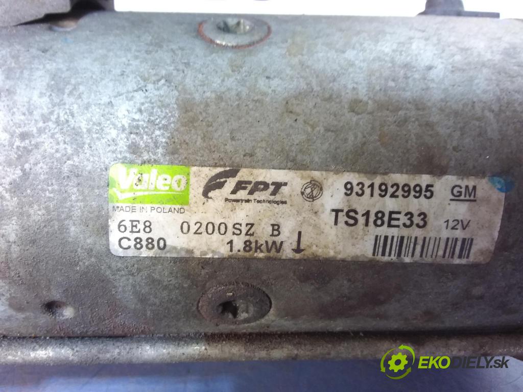 Opel Astra 2006 štartér 93192995