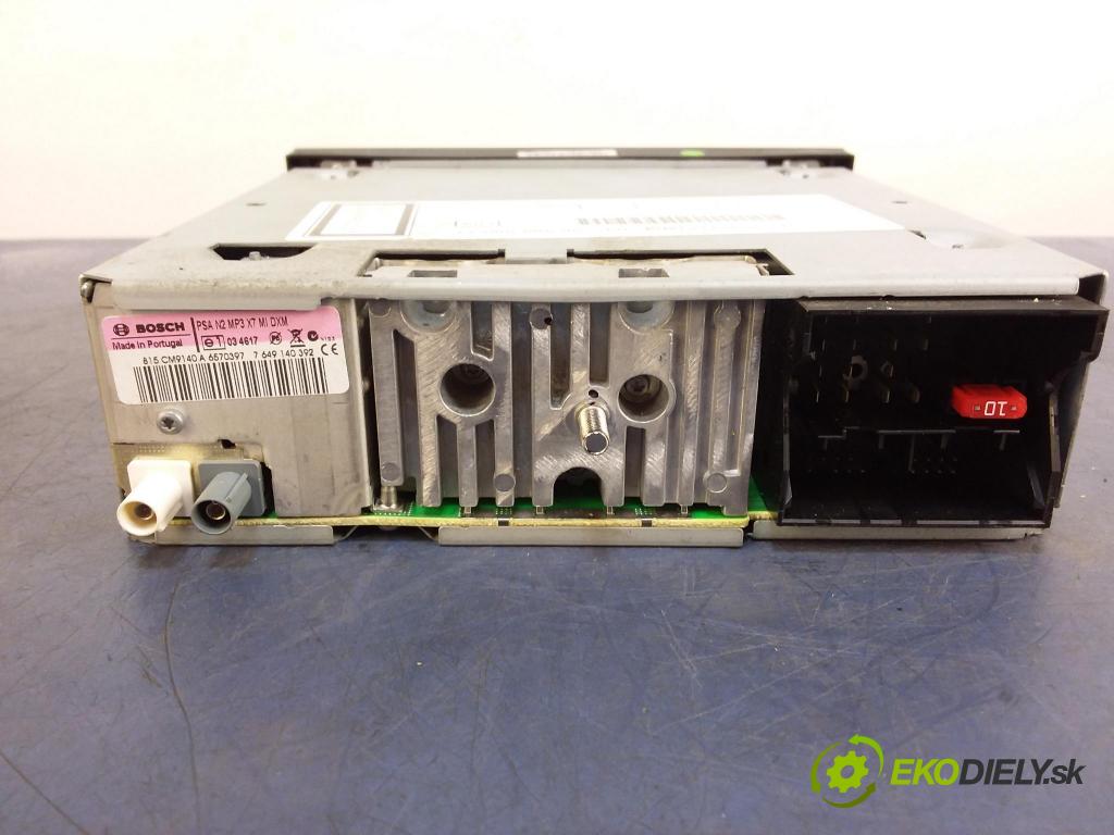 Citroen C5 2010 Radio I Navigácia: 9666968077