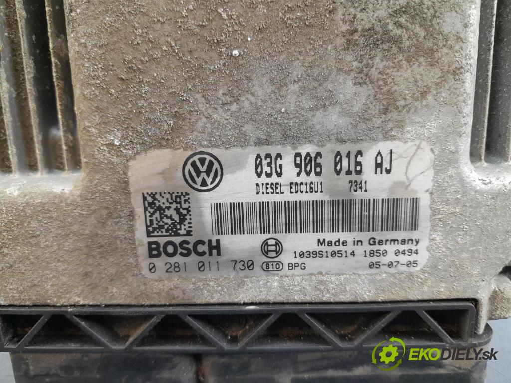 Seat Leon 2006 riadiaca jednotka Motor: 03G906016AJ
