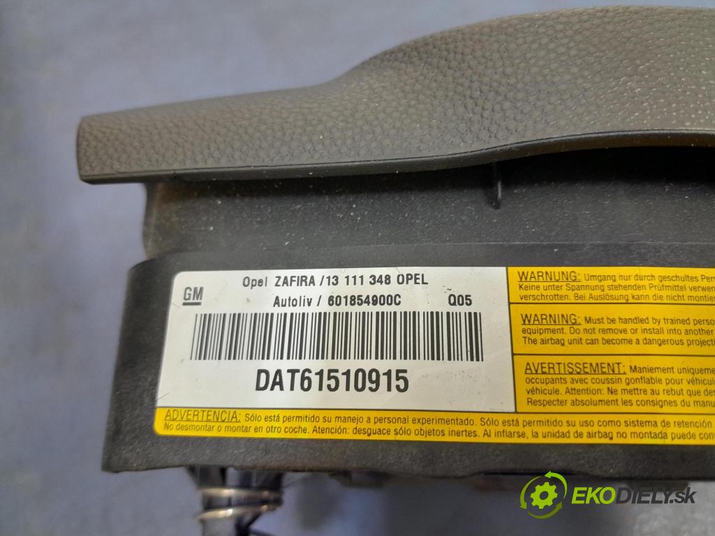 Opel Zafira 2006 kokpit,pristrojová doska 