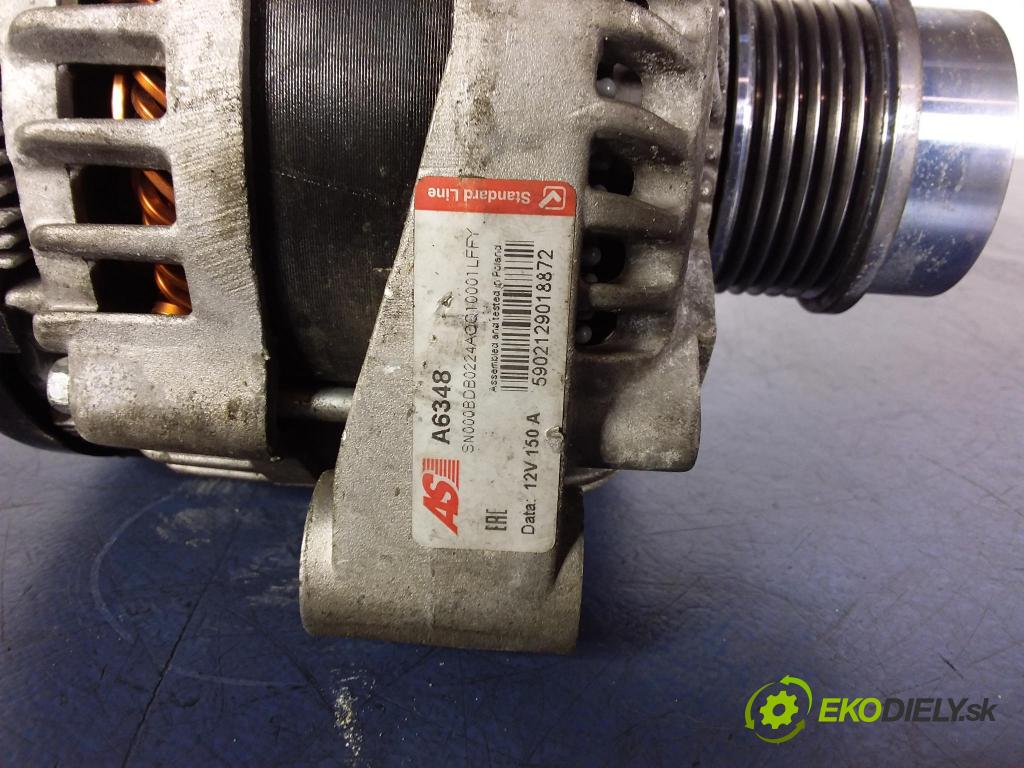 Jaguar Xf 2009 Alternator AS-PL A6348