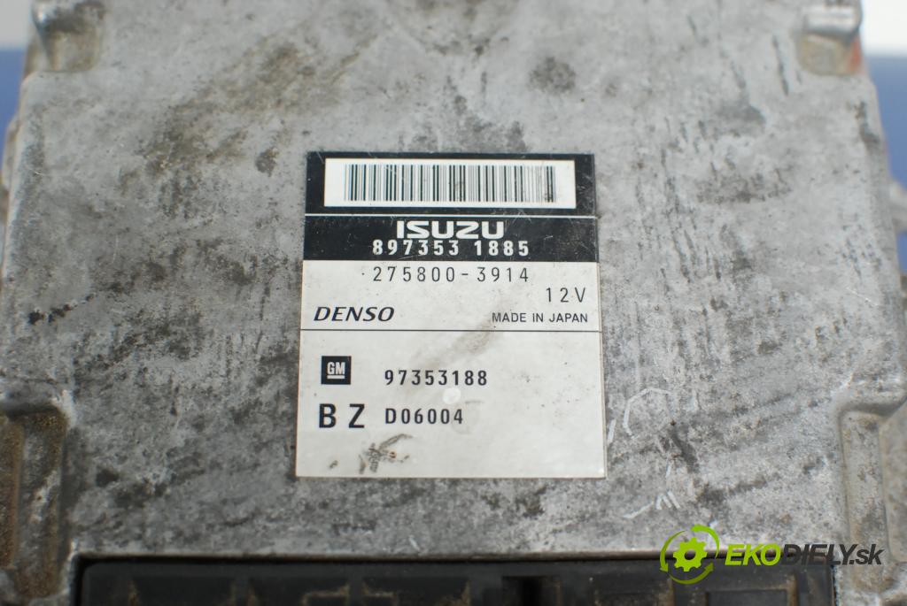 Opel Vectra 2006 riadiaca jednotka Motor: 275800-3914