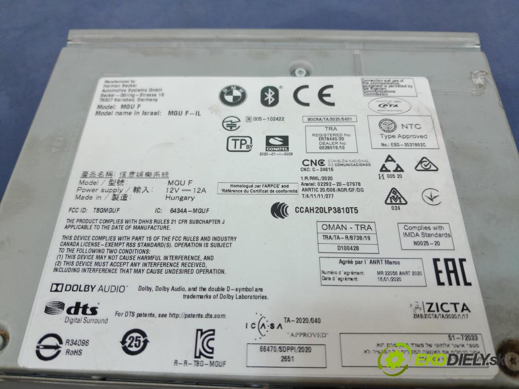 Bmw Seria 3 2020 Radio I Navigácia: 5A29248