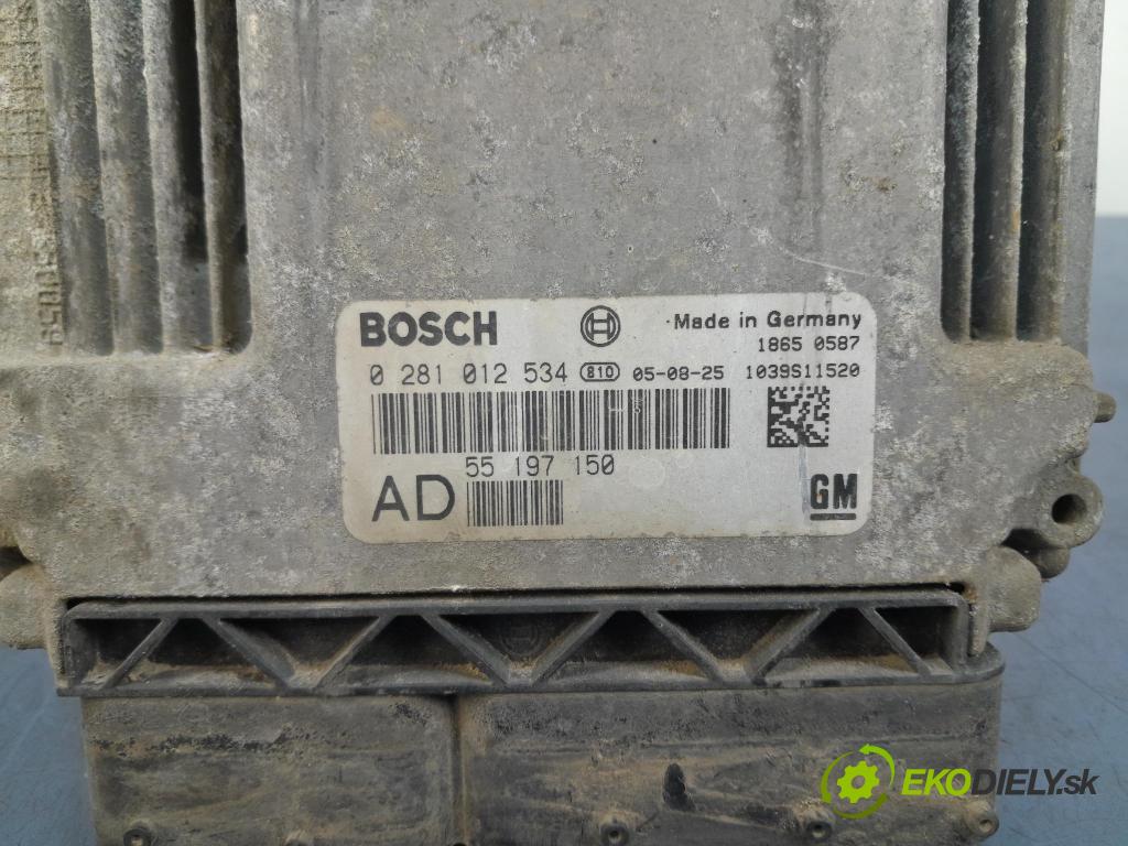 Opel Vectra 2006 riadiaca jednotka Motor: 55197150